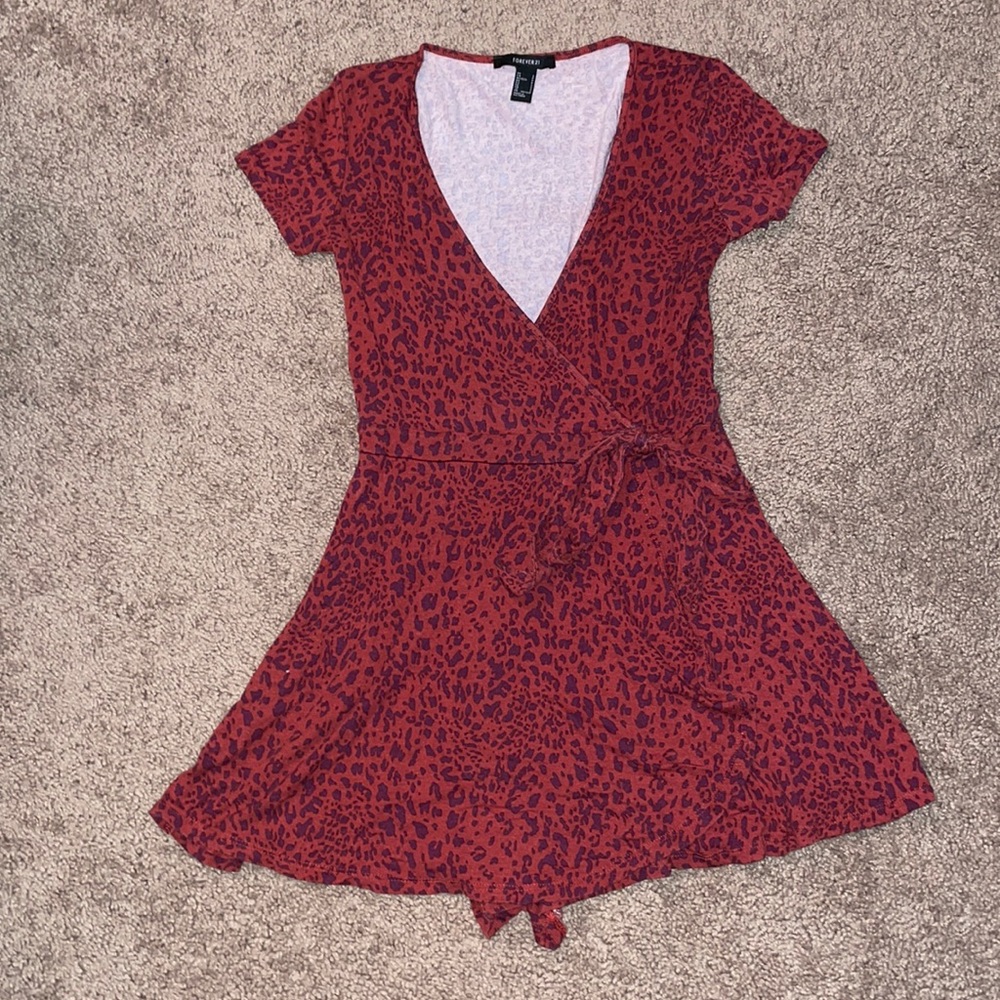 Cheetah romper/dress